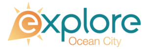 the logo for explore ocean city